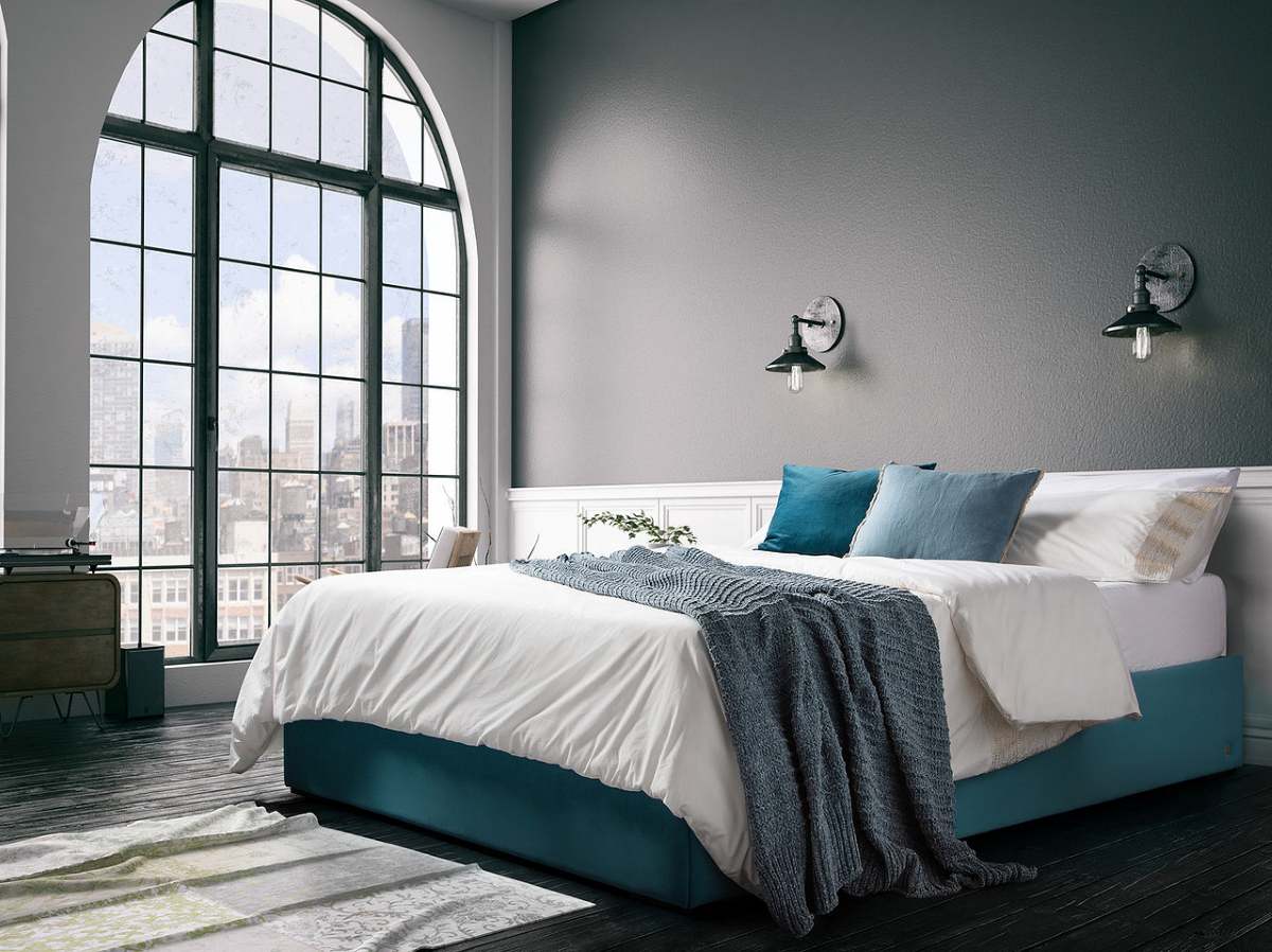 indian green coloured simplicity storage bed